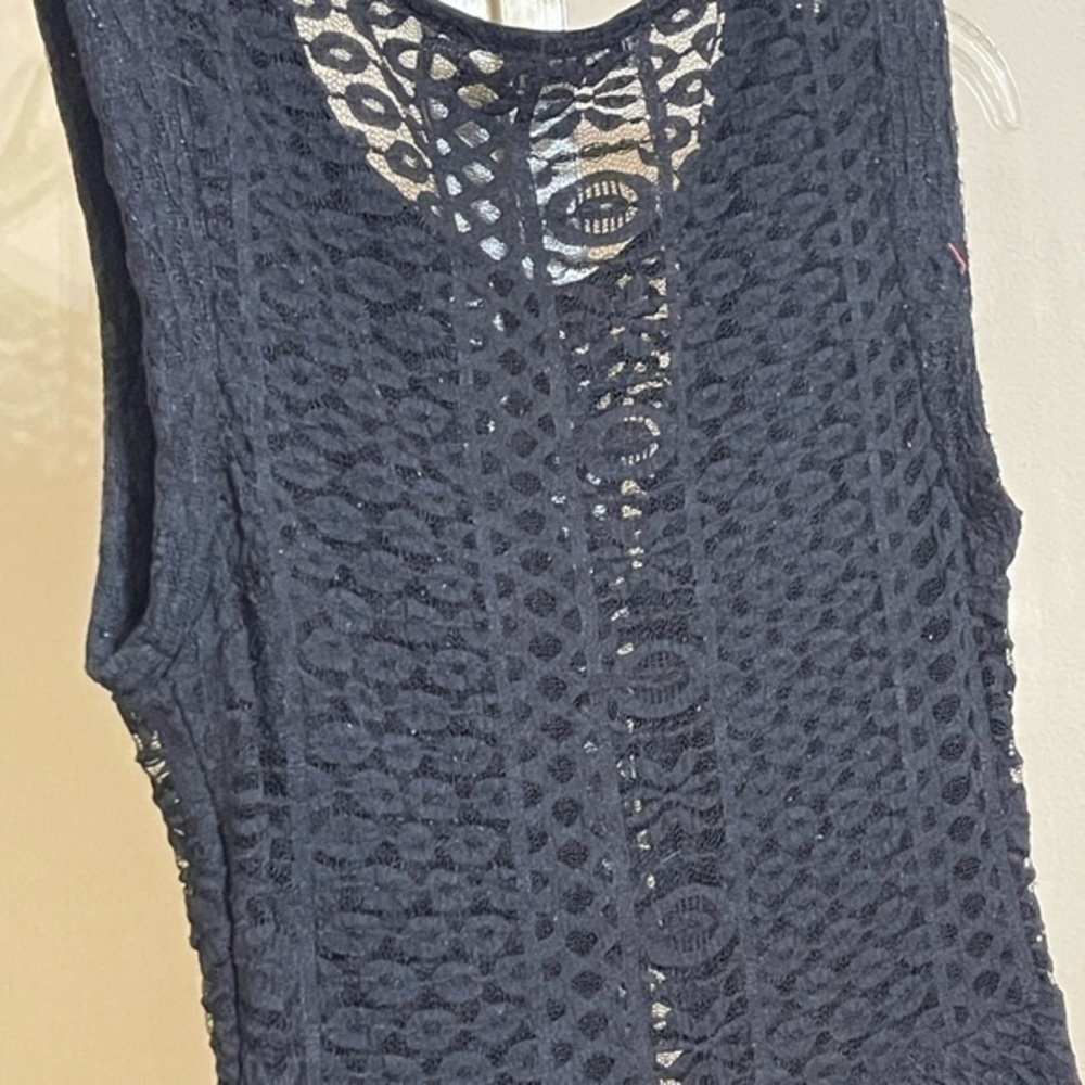 MYSTIC SLEEVELESS BLACK LACE DRESS - Picture 8 of 10